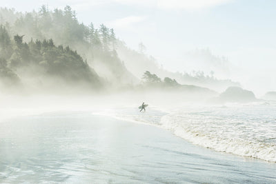 "Suhrie - Catching The Morning Surf" Giant Art 84x54 Wall Art