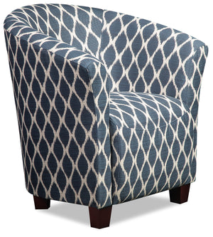 Tub-Style Fabric Accent Chair - Dakota Indigo