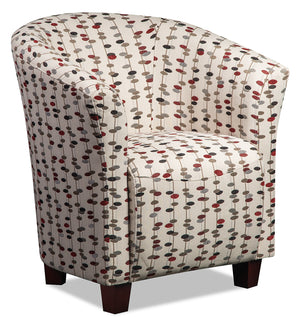 Tub-Style Fabric Accent Chair - Martini Metro