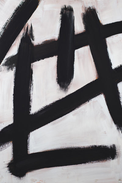 "Ink Strokes" Giant Art 72x48 Wall Art