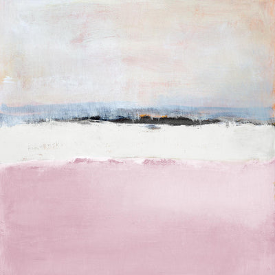 "Pink Sea Abstract" Giant Art 72x72 Wall Art