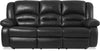 Toreno Genuine Leather Power Reclining Sofa - Black