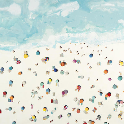 "Beach Days" Giant Art 54x54 Wall Art