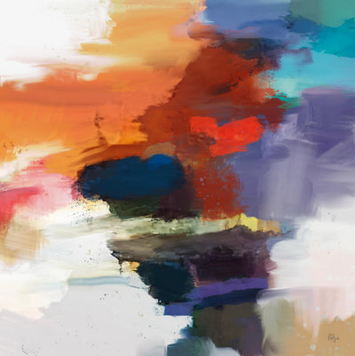 "Interplay" Giant Art 54x54 Wall Art