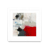 \"The Mountain Comes To You\" Matted and Framed White 36x36 Wall Art