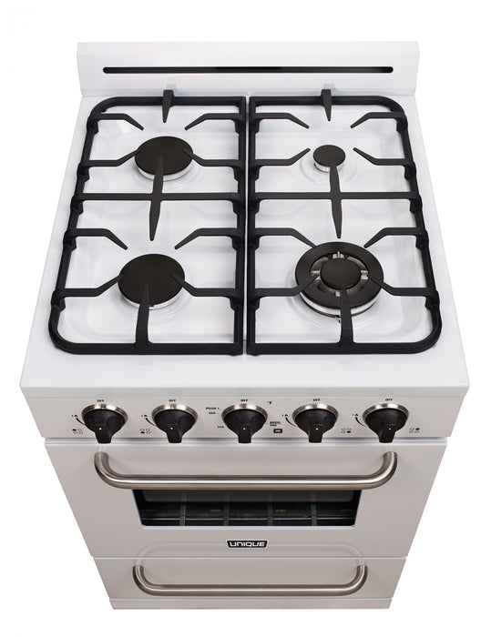 Off-Grid by Unique 24-Inch Propane Range with Battery Ignition - UGP-24G OF1 W