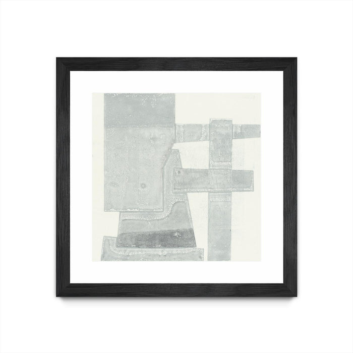 \"Orien\" Matted and Framed Black 36x36 Wall Art