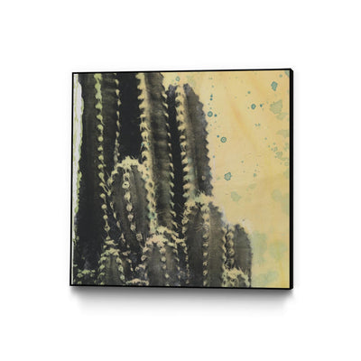 "Desert Dreams Iv" Canvas Framed Black 20x20 Wall Art