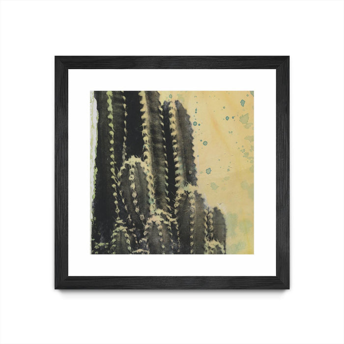 \"Desert Dreams Iv\" Matted and Framed Black 36x36 Wall Art