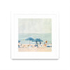 \"If It's The Beaches I\" Matted and Framed White 30x30 Wall Art