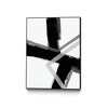 \"Angular Pulse Iv\" Canvas Framed Black 24x32 Wall Art