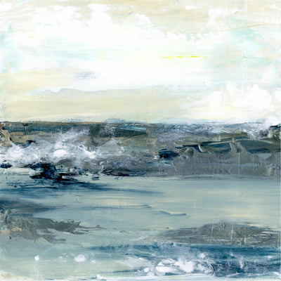 "Coastal Blues I" Giant Art 72x72 Wall Art