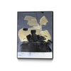 \"Gold Divided Iii\" Canvas Framed Black 24x32 Wall Art