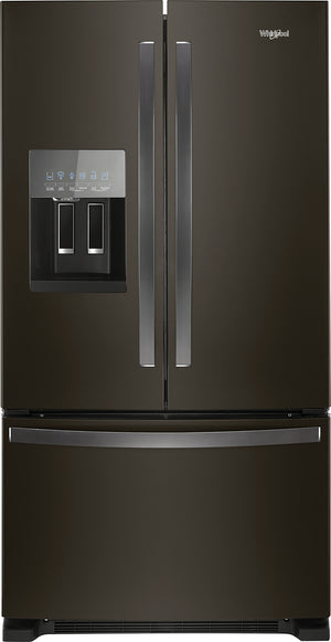 Whirlpool 25 Cu. Ft. French-Door Refrigerator in Fingerprint-Resistant Stainless Steel – WRF555SDHV