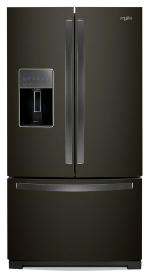 Whirlpool 27 Cu. Ft. Wide French-Door Fingerprint-Resistant Refrigerator - WRF767SDHV