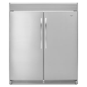 Whirlpool SideKicks™ 18 Cu. Ft. All-Refrigerator, 18 Cu. Ft. All-Freezer and Trim Kit