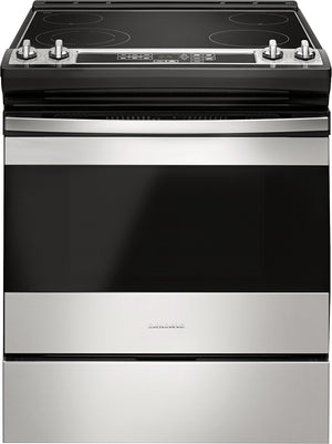 Amana 4.8 Cu. Ft. Electric Slide-In Range with Front Console – YAES6603SFS