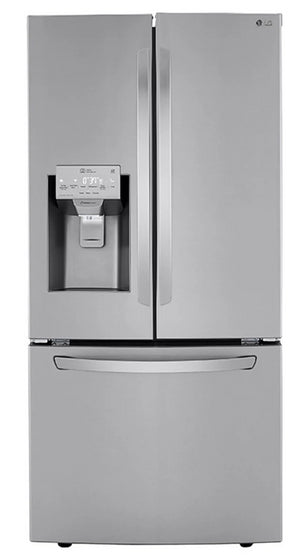 LG 25 Cu. Ft. French-Door Refrigerator with Exterior Ice and Water - LRFXS2503S