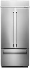 KitchenAid 20.8 Cu. Ft. Built-In French-Door Refrigerator - Stainless Steel