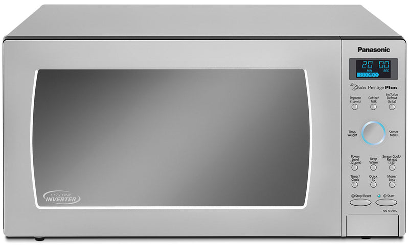 Panasonic Genius® Prestige® 1.6 Cu. Ft. Countertop Microwave – NN-SE796S - Countertop Microwave in Stainless Steel