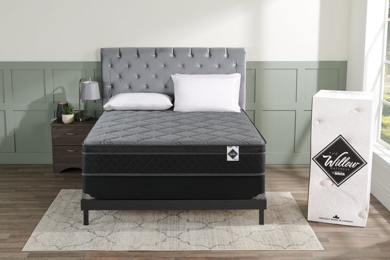 Springwall Aspen Eurotop Low-Profile Twin Mattress-in-a-Box Set