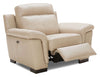 Seth Genuine Leather Power Recliner - Rope