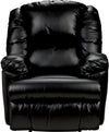 Bmaxx Bonded Leather Power Recliner - Black