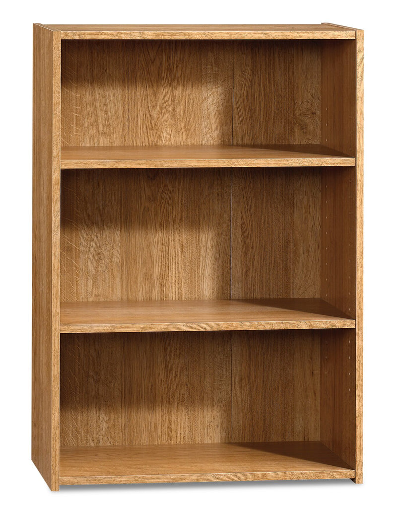 Boston 3-Shelf Bookcase – Highland Oak
