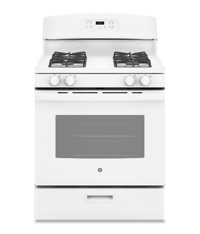 GE 5.0 Cu. Ft. Freestanding Gas Range – JCGBS60DEKWW - Gas Range in White