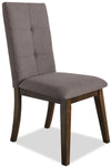 Chelsea Fabric Dining Chair – Brown