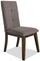 Chelsea Fabric Dining Chair – Brown