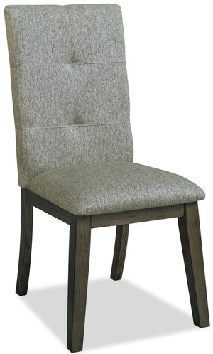 Chelsea Fabric Dining Chair - Grey Brown