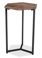 Cleo Chairside Table - Brown  