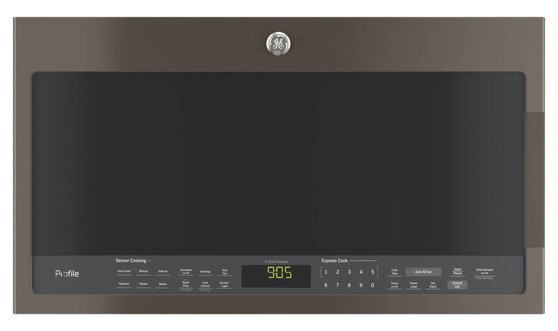 GE 2.1 Cu. Ft. Over-the-Range Microwave – PVM2188SLJC - Over-the-Range Microwave in Slate