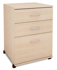 Nordika 3-Drawer Filing Cabinet - Natural Maple 