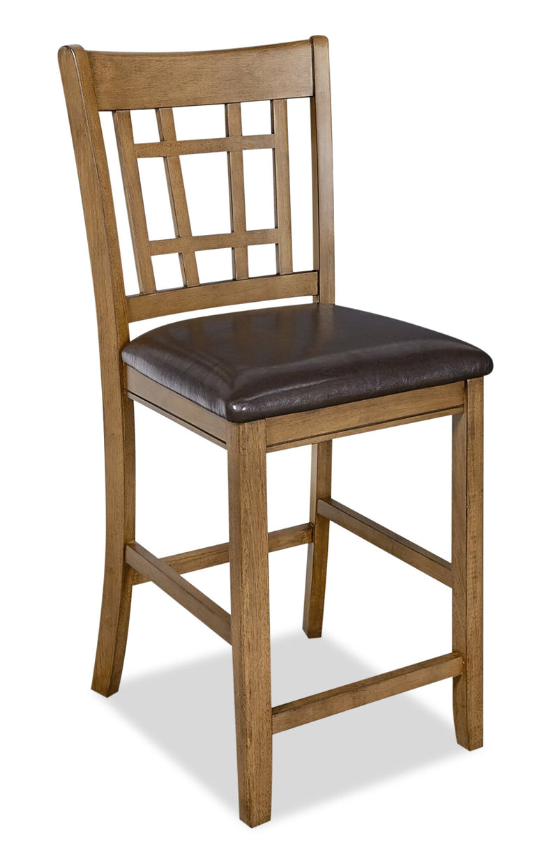 Dena Counter-Height Dining Chair - Oak 