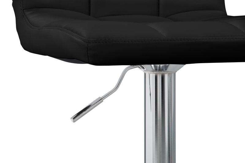 CorLiving High-Back Adjustable Bar Stool, Set of 2 - Black