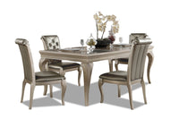 Diva 5pc Dining Set with Table & 4 Chairs, 66-84