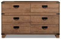 Driftwood 6-Drawer Dresser