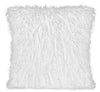 Mongolian Sheepskin Accent Pillow – White