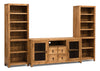 Santa Fe Rusticos 3-Piece Solid Pine Entertainment Centre with 59” TV Opening