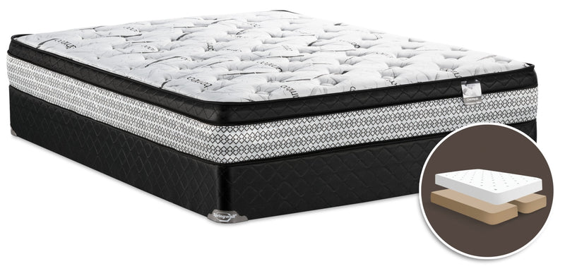Springwall Fairweather 3 Euro-Top Plush Split Queen Mattress Set