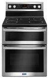 Maytag 6.7 Cu. Ft. Double Oven Electric Range with True Convection – YMET8800FZ