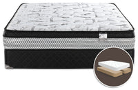 Springwall Fairweather 3 Euro-Top Plush Split Queen Mattress Set