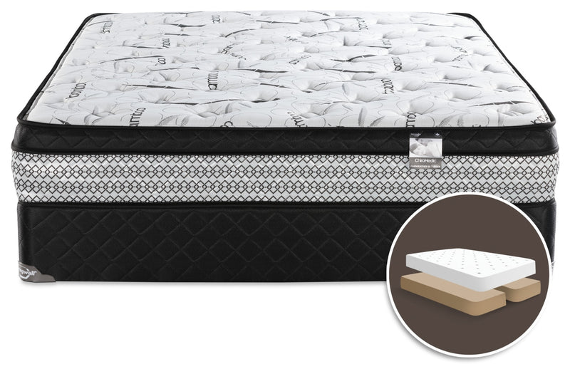 Springwall Fairweather 3 Euro-Top Plush Split Queen Mattress Set