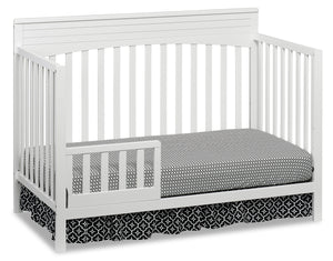 Harper Convertible Crib/Toddler Bed Package - Snow White