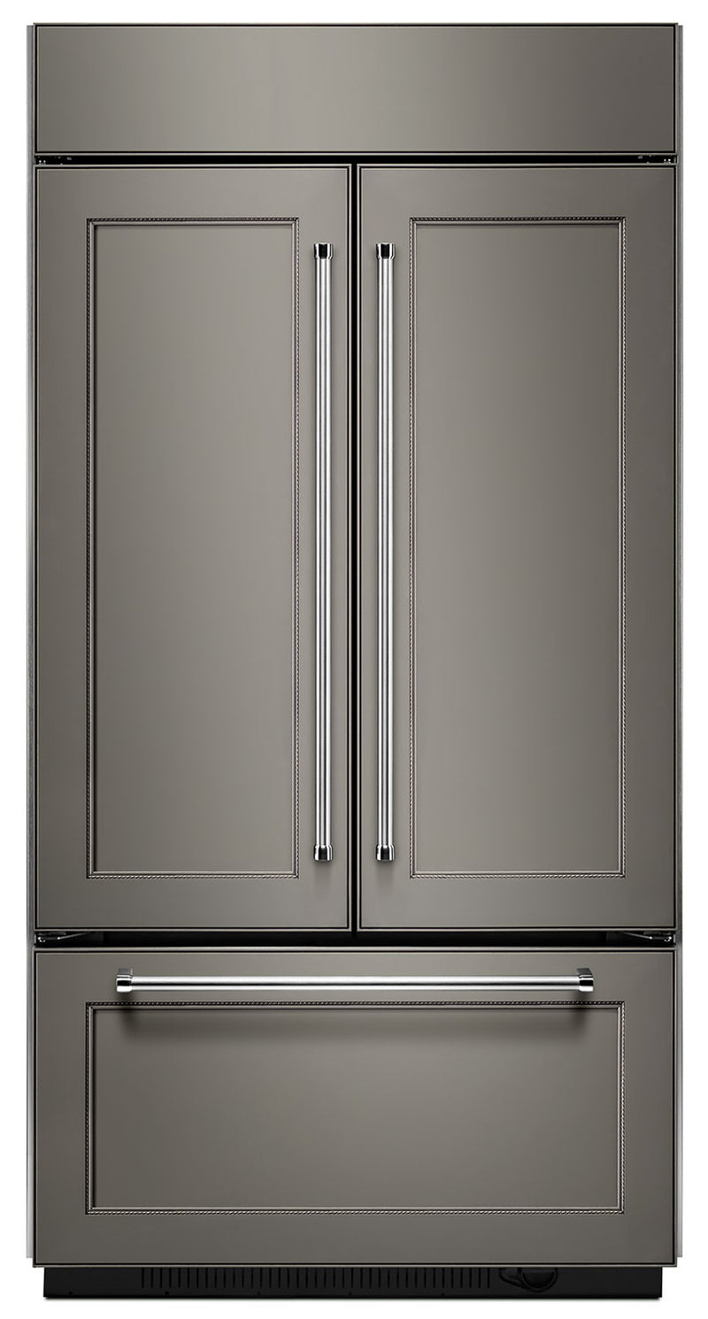 KitchenAid 24.2 Cu. Ft. Built-In French-Door Refrigerator – Panel Ready KBFN502EPA - Refrigerator in Panel Ready