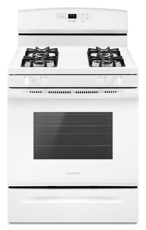 Amana 5.0 Cu. Ft. Freestanding Gas Range with Self-Clean – AGR6603SFW