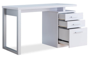 Oscar Reversible Desk - White