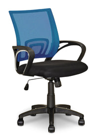 Loft Mesh Office Chair – Light Blue